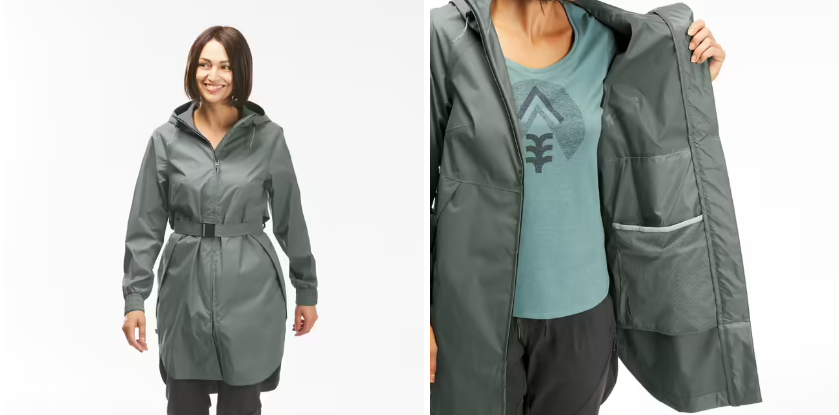 Decathlon tiene el impermeable estilo gabardina más elegante, dile adiós al chubasquero