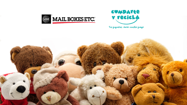 Mail Boxes Etc. colabora en la Campaña 'Comparte y Recicla' con 31.563 kilos de juguetes recolectados