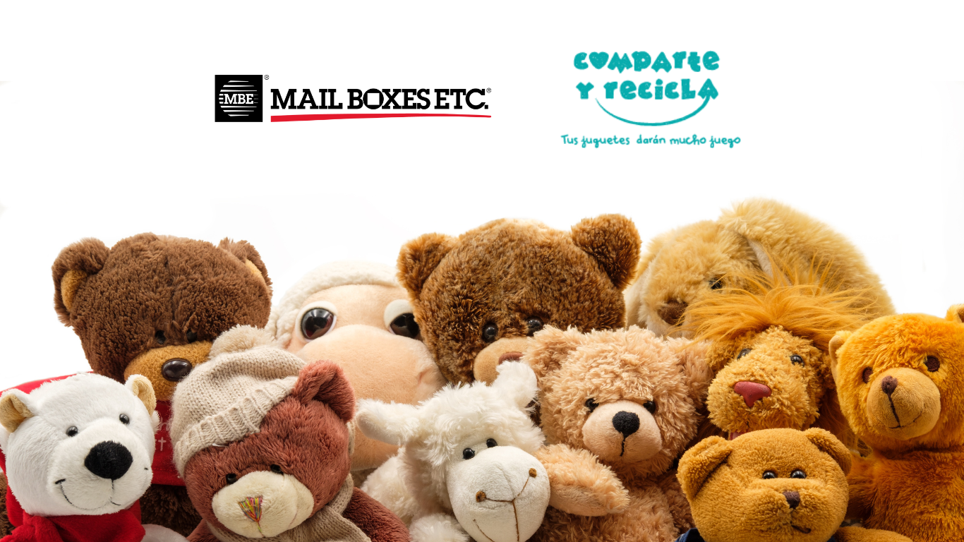 Mail Boxes Etc. colabora en la Campaña 'Comparte y Recicla' con 31.563 kilos de juguetes recolectados 1 Diseo sin ttulo 8