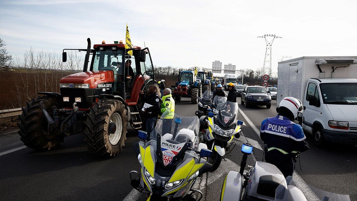 El transporte por carretera presume su crecimiento en medio de las protestas francesas