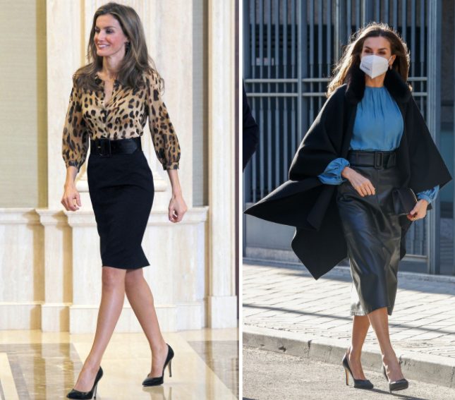 Stradivarius tiene la falda de cuero igualita a la que lleva Letizia por solo 8 euros