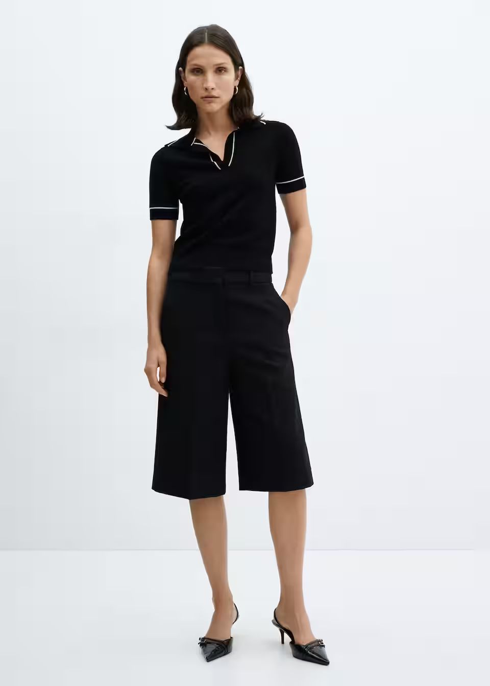Jersey punto cuello polo