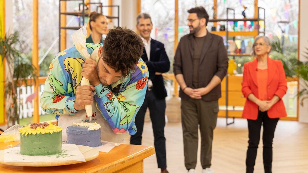 La tarta Valentina de Damian Betular en Bake Off