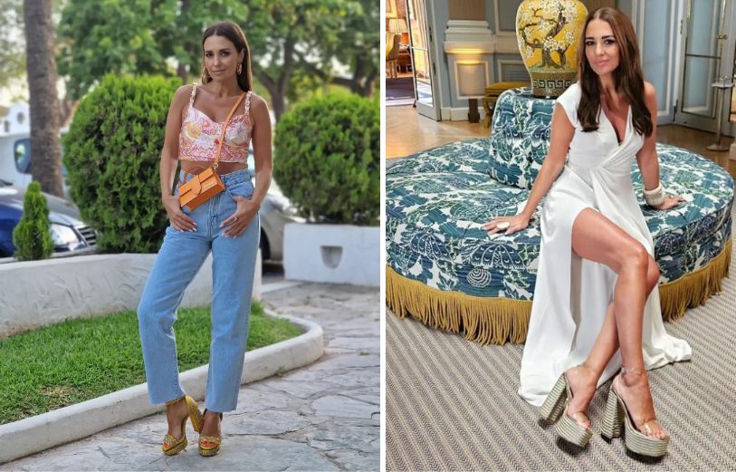 Los pantalones vaqueros de Stradivarius que lleva Paula Echevarría para un estilazo de 10