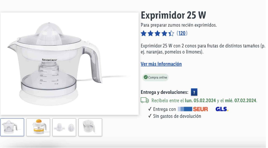 No te lo puedes perder Lidl tiene el exprimidor más cómodo y eficiente y cuesta menos de 10 euros