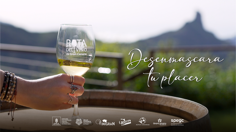 La Ruta del Vino de Gran Canaria invita a "desenmascarar" el placer en su nuevo spot 1 La Ruta del Vino de Gran Canaria invita a "desenmascarar" el placer en su nuevo spot