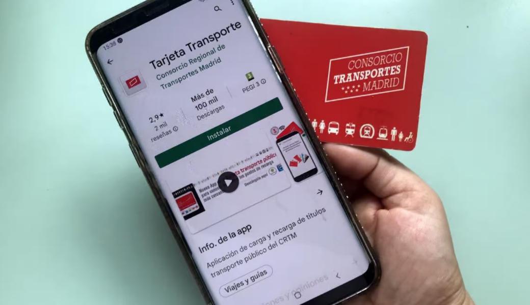 Descarga e instalación de la aplicación tarjeta transporte virtual
