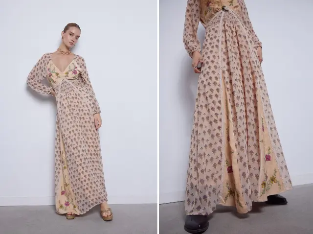 Vestidos boho de primavera: Encuentra elegancia y ahorro en las rebajas de Lefties, Mango, y Cortefiel