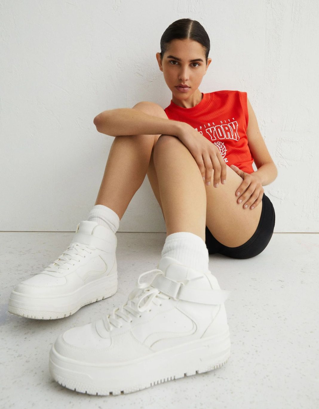 Zapatillas abotinadas tira