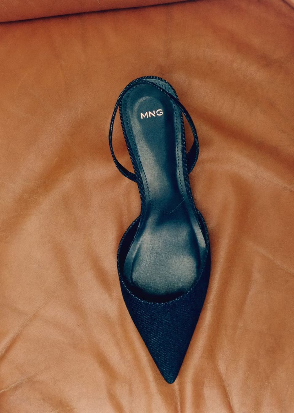 Zapato destalonado denim
