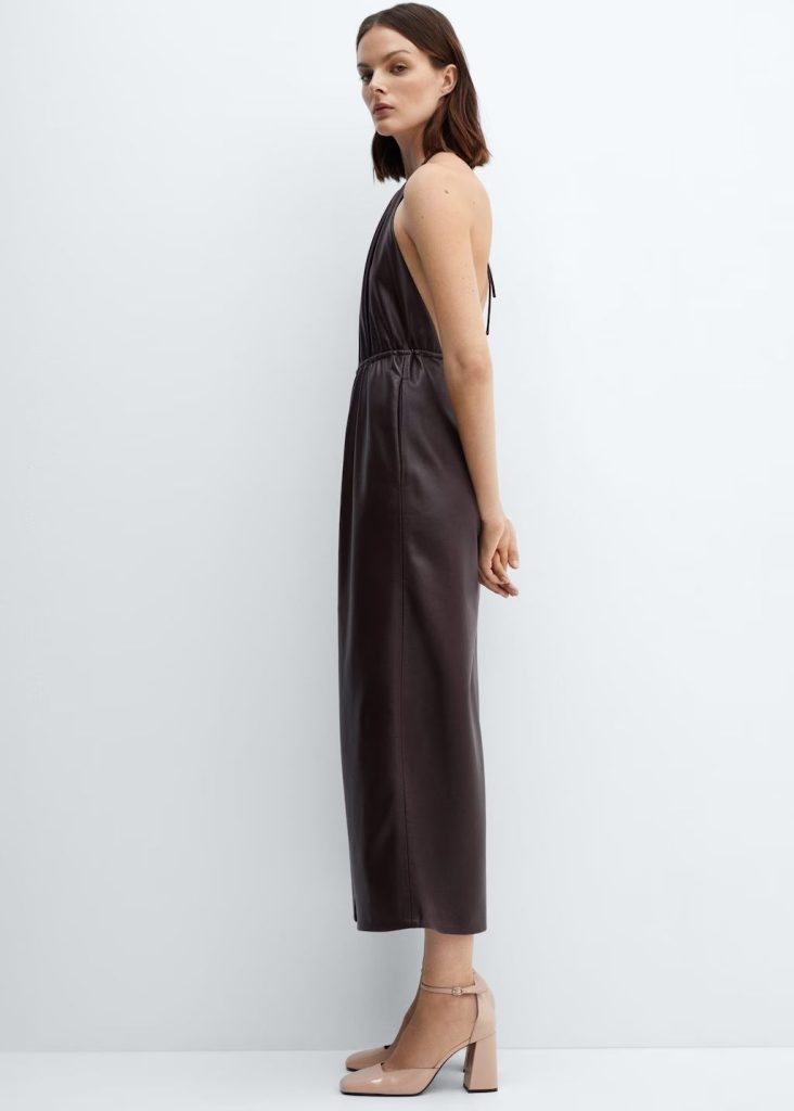 Zapato tacón efecto charol