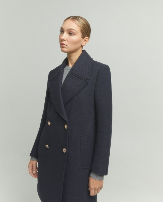 El Corte Inglés abrigo con solapa