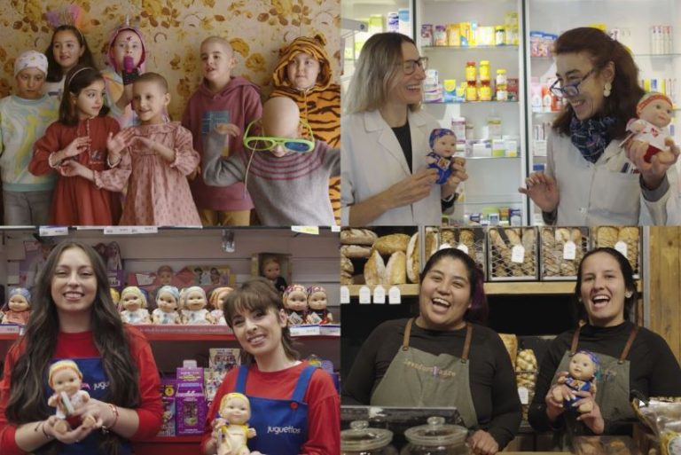 Dependientes, farmacéuticas, médicos, futbolistas y taxistas cantan el himno de la Fundación Juegaterapia 'Para que todo salga bien'