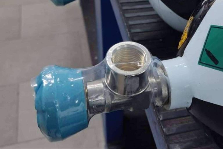 Precinto termorretráctil para botellas de aire comprimido