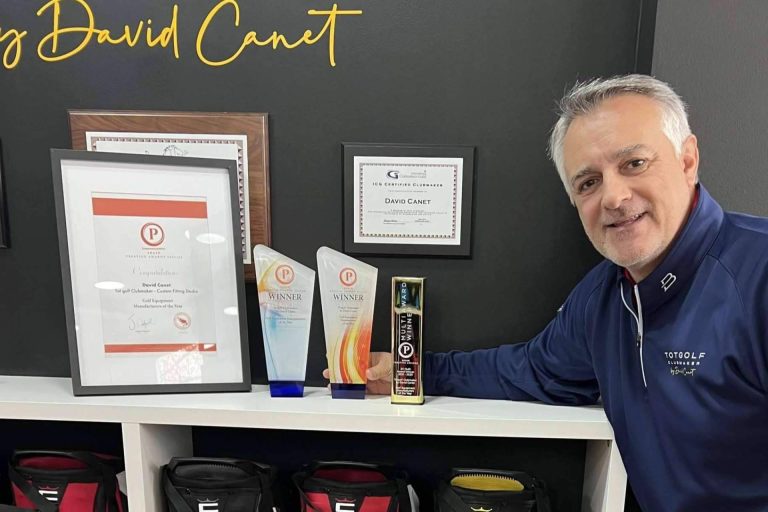 Totgolf y David Canet premiados otro año más, Golf Equipment Manufacturer of the Year