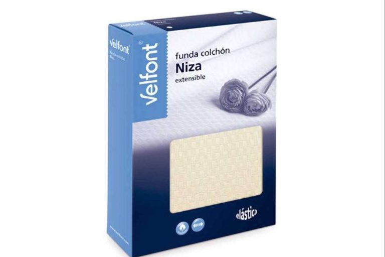 Funda de colchón Niza de Velfont, disponible en Tiendas Pavo
