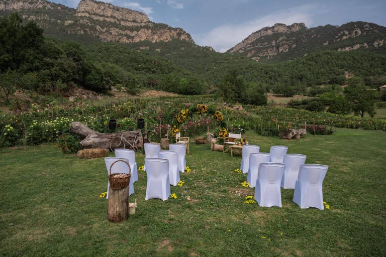 Una boda al aire libre inolvidable, con Niudàlia