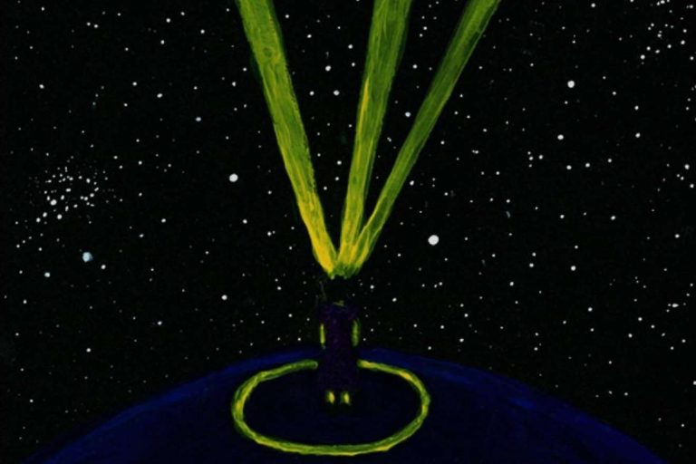 Maxio Atlante, a través de sus libros y fotos de dibujos o pinturas virtuales, expresa su creatividad