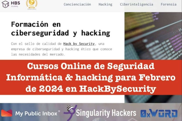 Nuevos cursos de Inteligencia Artificial, OSINT y Hacking de la mano de Hack by Security