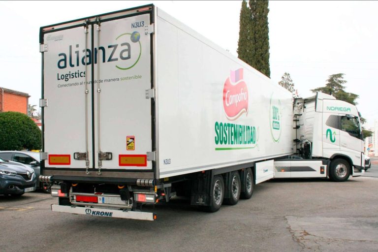 Alianza Logistics, Noriega Grupo Logístico y Campofrío dan un paso hacia la logística sostenible con el camión eléctrico