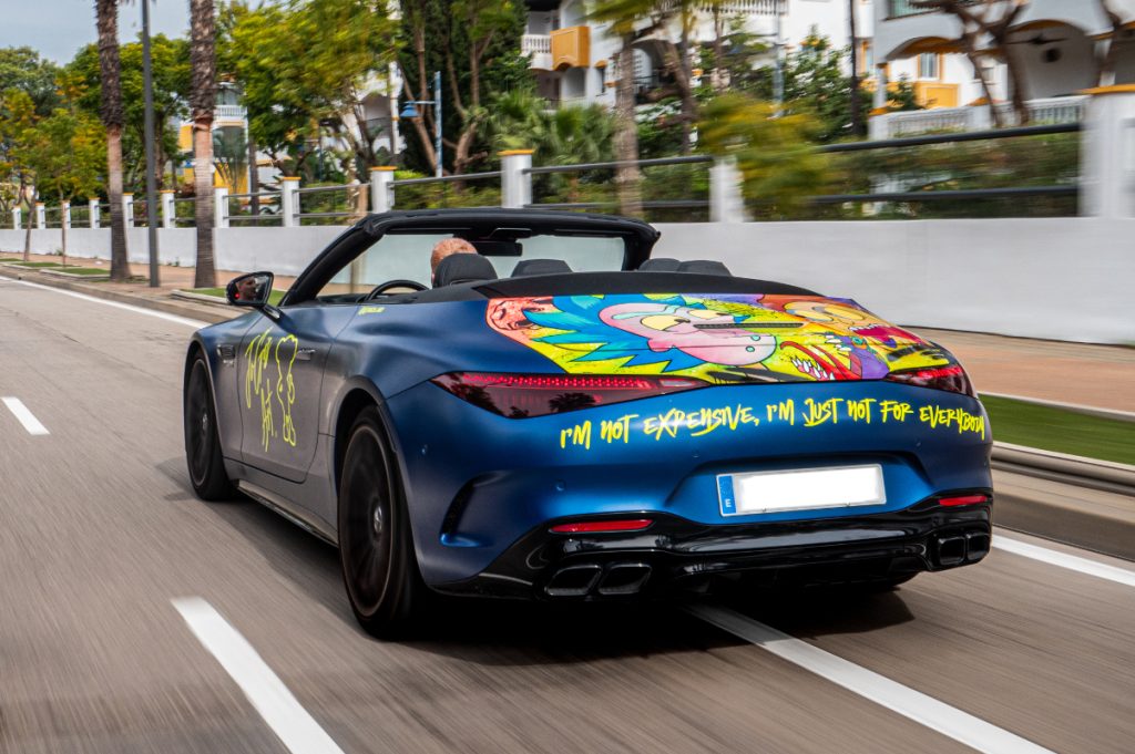 JoGis Art muesta la obra de arte sobre cuatro ruedas