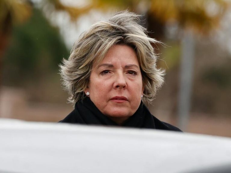 Simoneta Gómez-Acebo, hundida en el tanatorio de su hermano Fernando