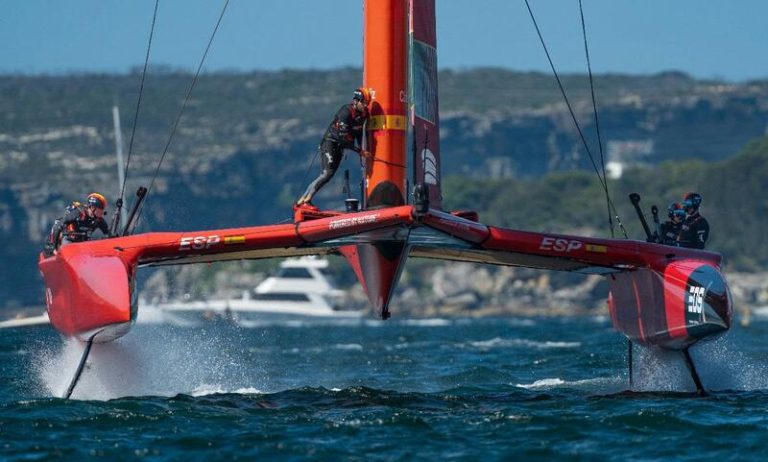 Los delfines obligan a la suspensión de la primera jornada de SailGP en Nueva Zelanda