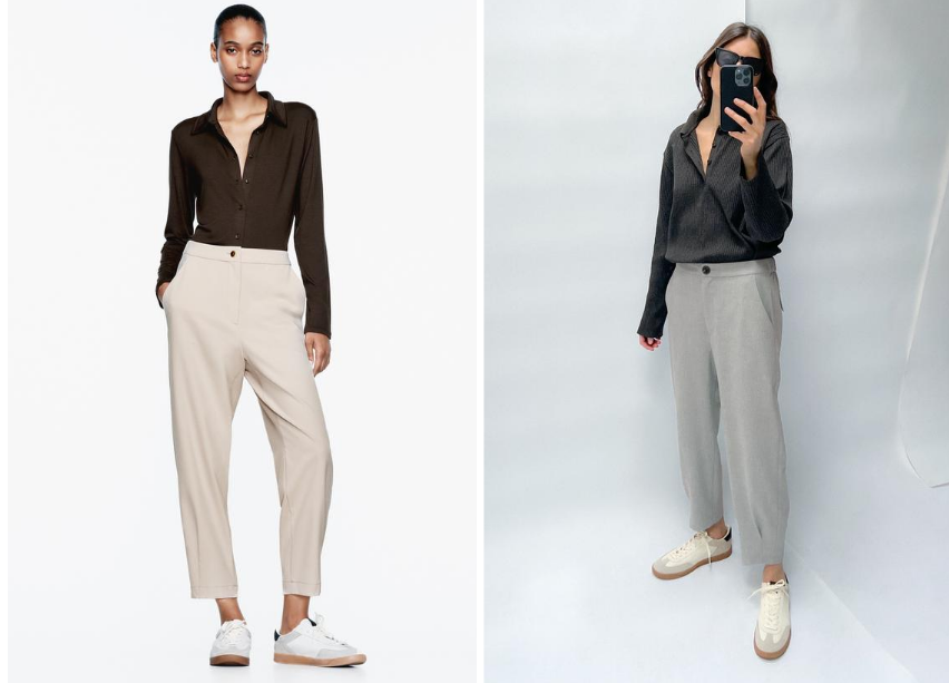 8 pantalones de Zara que estilizan tu figura para lucir un cuerpazo