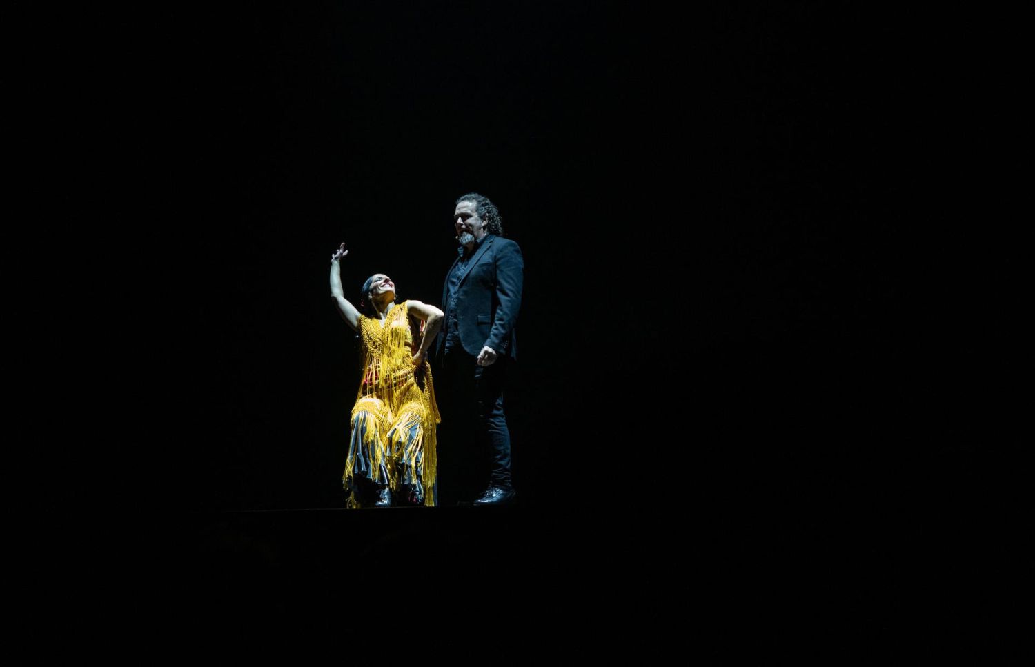 Una escena de 'Romancero del baile flamenco', que se estrena el 27 de abril en Teatros del Canal.