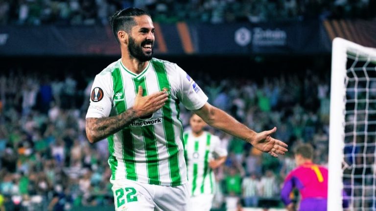 Sorpresón de Isco Alarcón en el entrenamiento del Betis