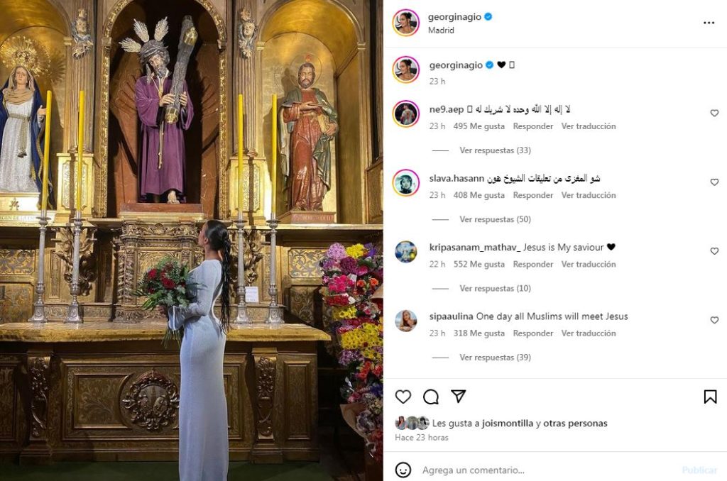 Georgina da el cante en Semana Santa 1 Georgina