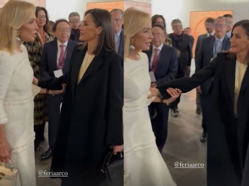 Después de decirle que enseña más de la cuenta, Letizia reacciona así al ver a Carmen Lomana