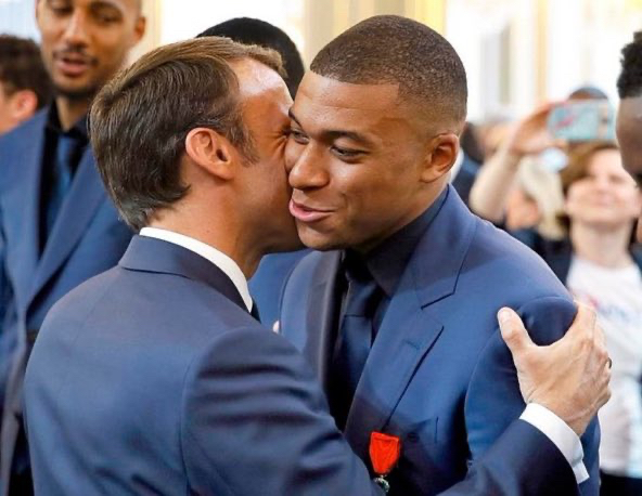 Macron Florentino Pérez Mbappé