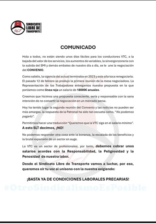 SLT Negociacion convenio