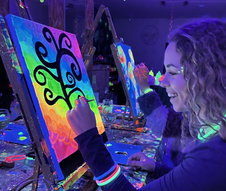 Mistery painter, el evaluador de clases de pintura de la academia Wine Gogh