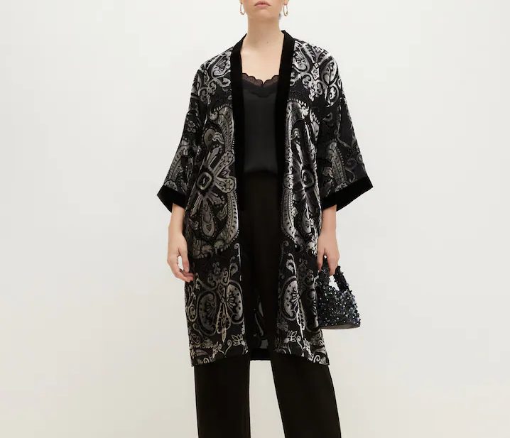El Corte Inglés arrasa con ofertas de primavera con la que no pasarás desapercibida 2 Kimono de terciopelo