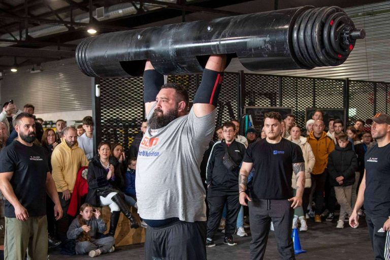 Una de las personalidades más destacadas en strongman, Juan Ferrer