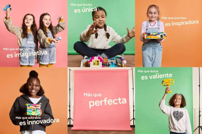 LEGO revela que 3 de cada 5 niñas se sienten presionadas por los mensajes de perfección y los prejuicios lingüísticos