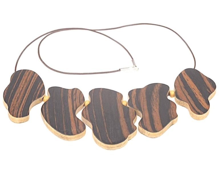 Joyas artesanales de madera natural, con Accesorios de Madera