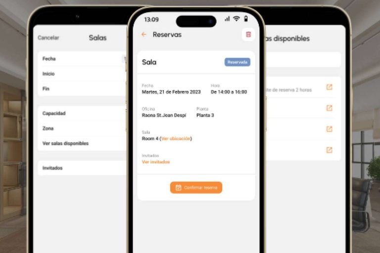 Módulo salas de Hybo, una tecnología que simplifica la reserva de salas y mejora la experiencia de trabajo en oficinas