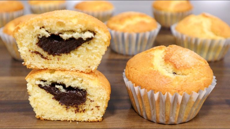 Receta casera para hacer magdalenas de chocolate fácil y en un visto y no visto