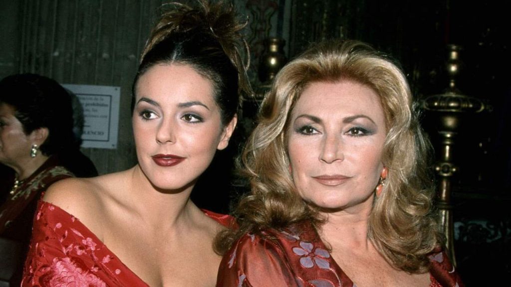 Rocío Carrasco y su mamá.