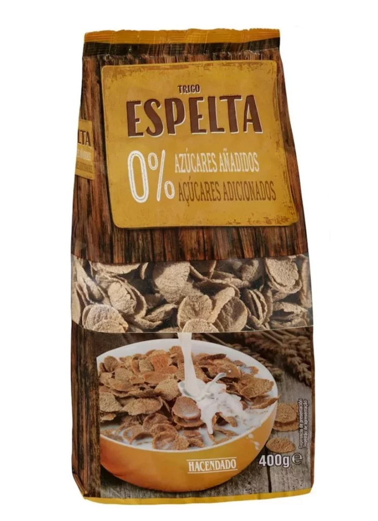 Cereales Copos de Trigo Espelta Integral 0% Azúcares Añadidos: el desayuno perfecto