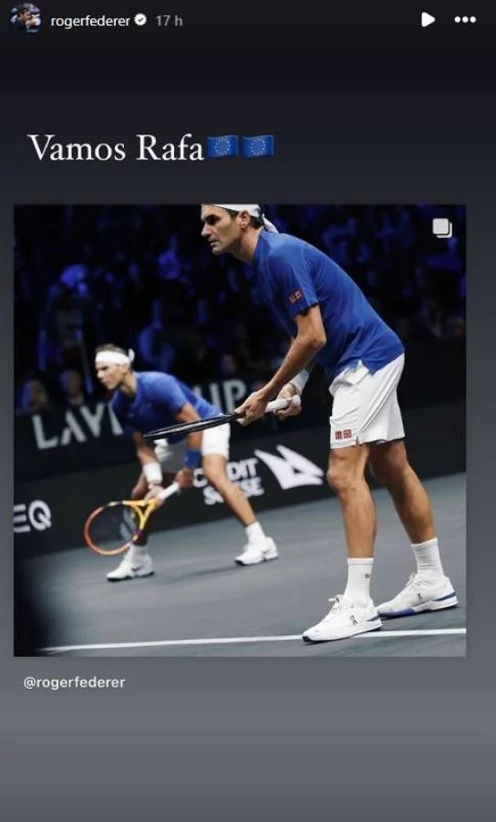 Mensaje de Roger Federer