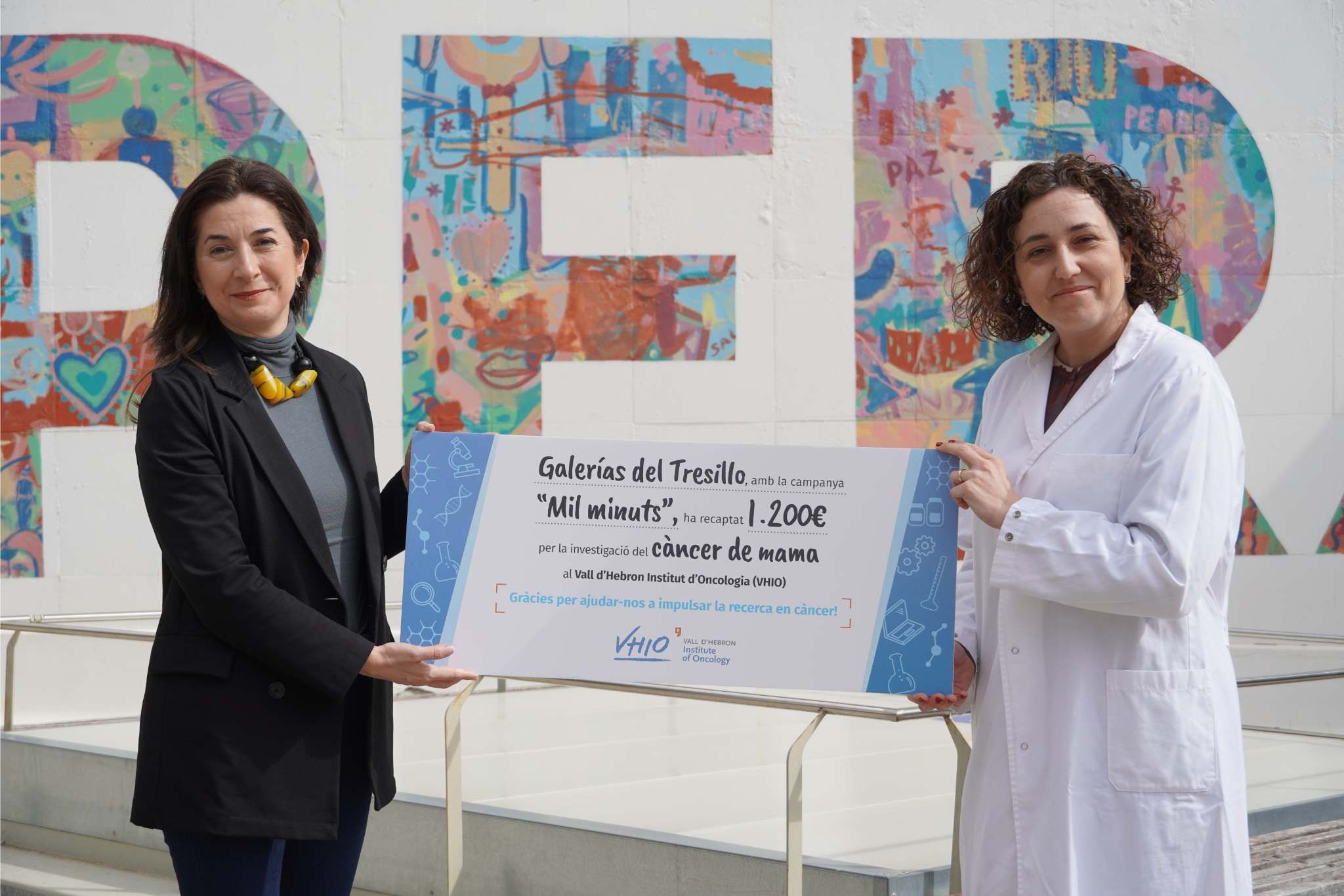 Galerías del Tresillo contribuye a la investigación sobre cáncer de mama durante el embarazo y el posparto 82 CREDITO VHIO