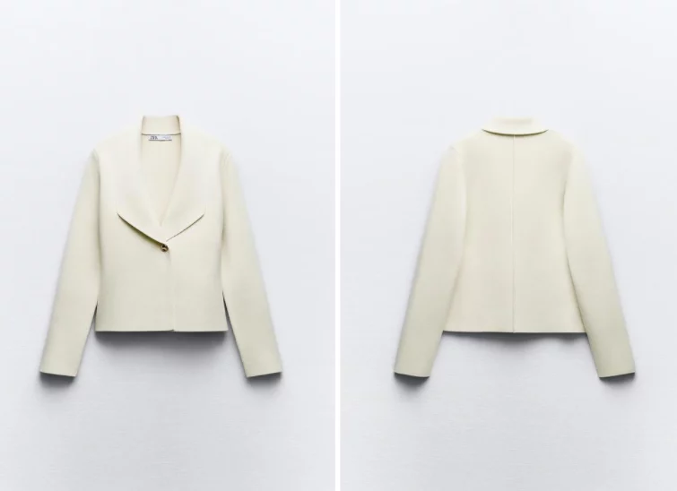 Atrévete con el rompedor 2 piezas de Zara, con chaqueta y falda midi de estilo retro