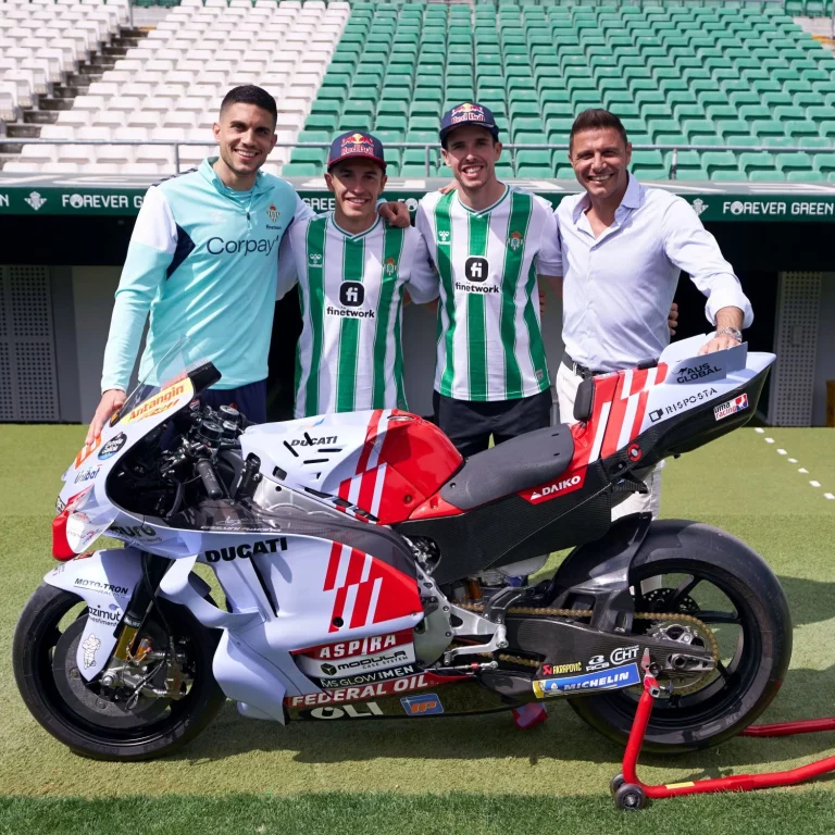 Marc Márquez confiesa su pasión por el Betis