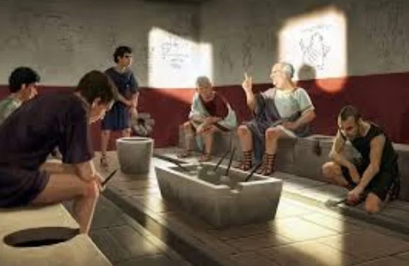 El truco que usaban en la Antigua Roma para limpiarse en el baño mejor que el papel higiénico