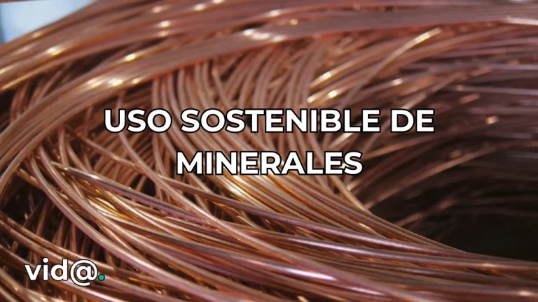 Formas de uso sostenible de recursos minerales