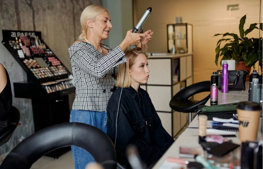 plancha para cabello rizado